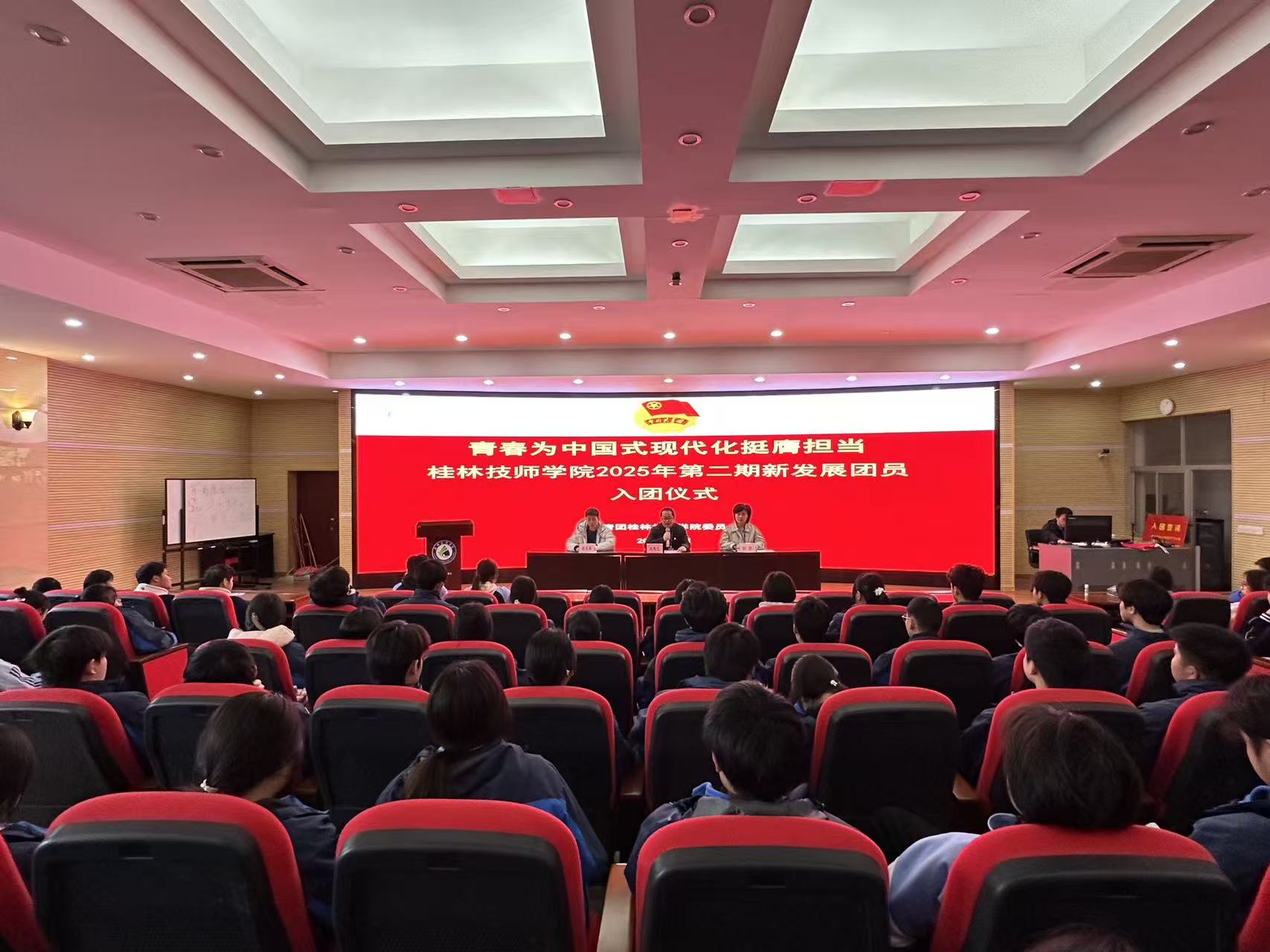 学院举行2025年第二期新发展团员入团仪式